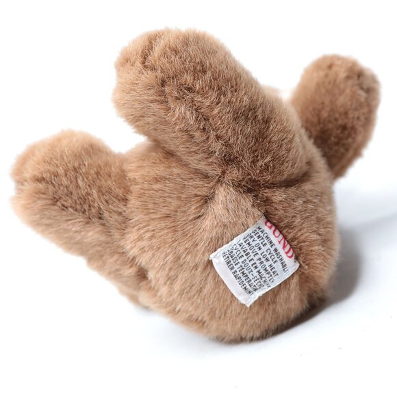 Vintage GUND 1986 Monkey Plush Toy Stuffy Ape Retro Kids Toy Brown Cream - Picture 4 of 8